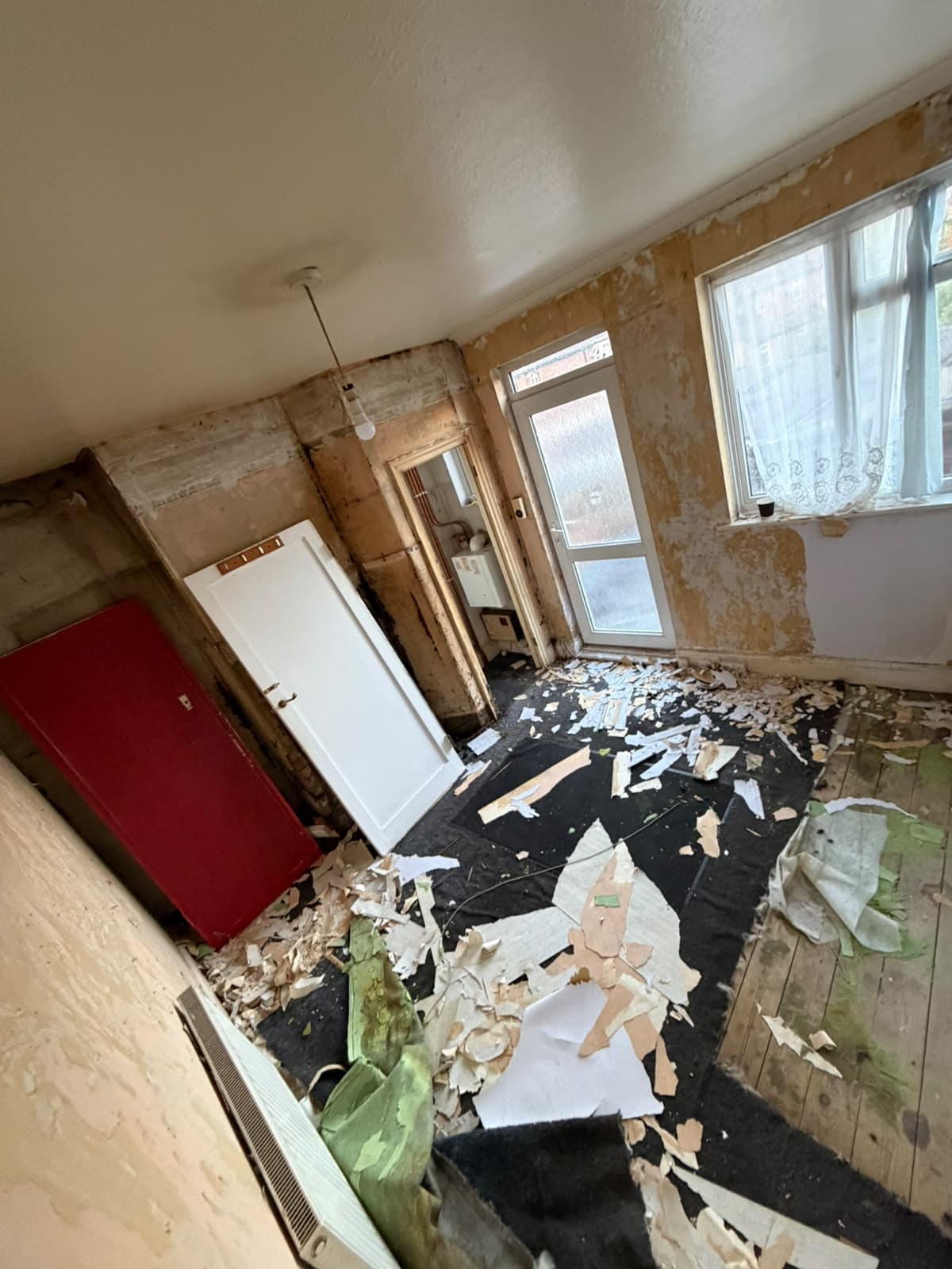 Hampden Square before works: kitchen
