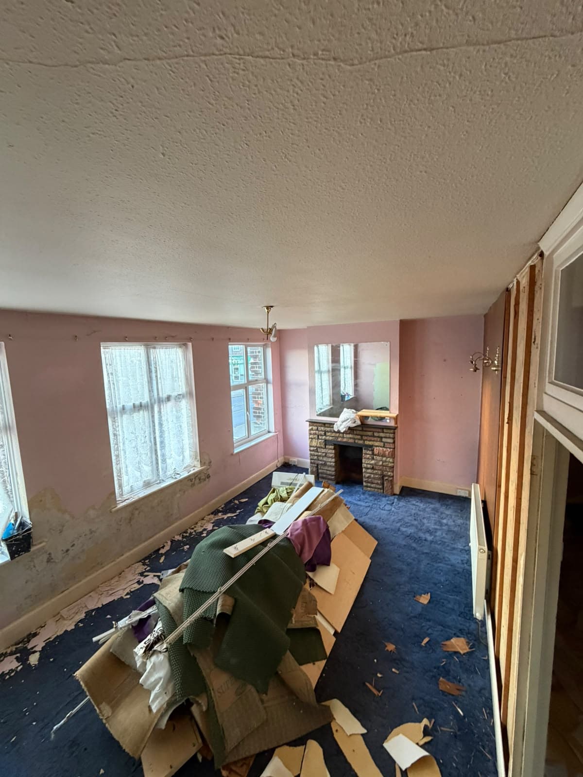 Hampden Square before works: empty room