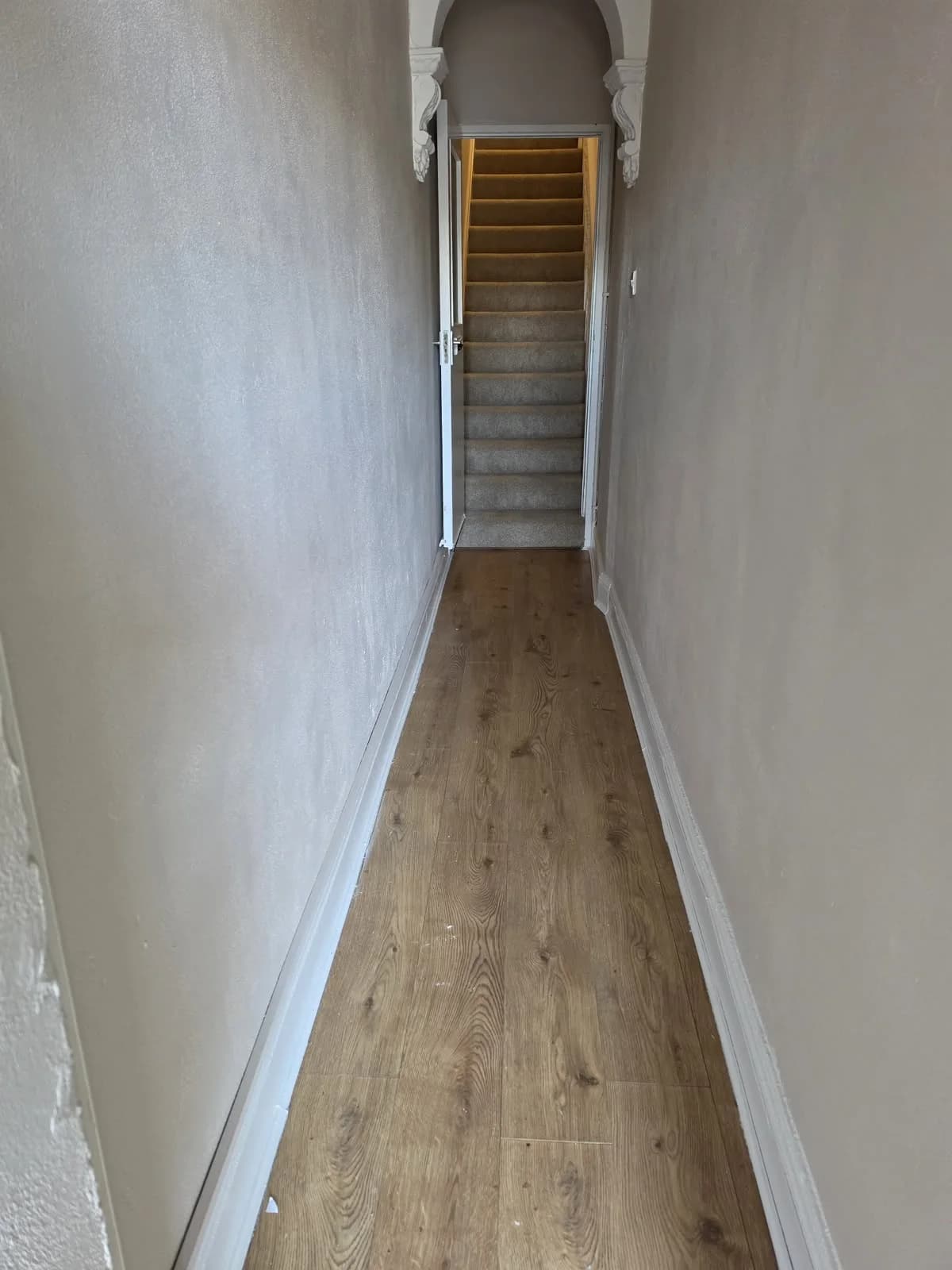Lancaster Road hallway after renovation