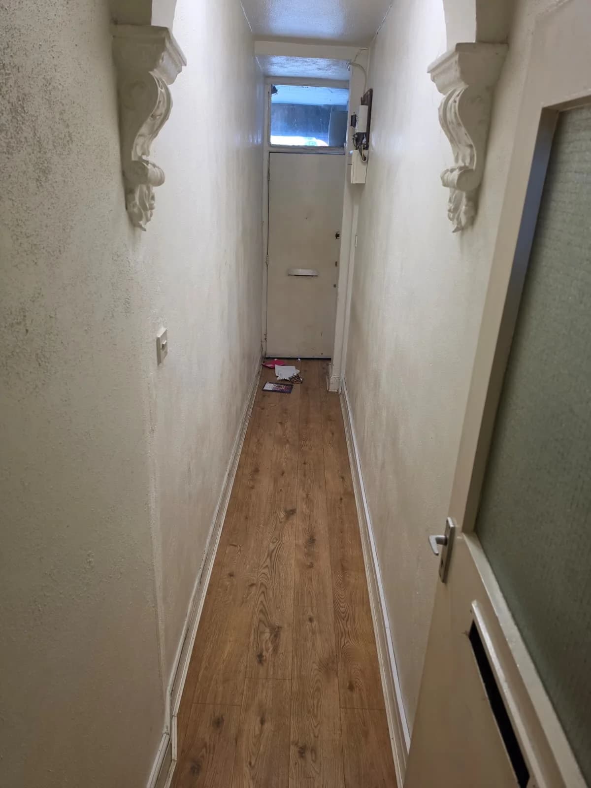 Lancaster Road hallway before renovation