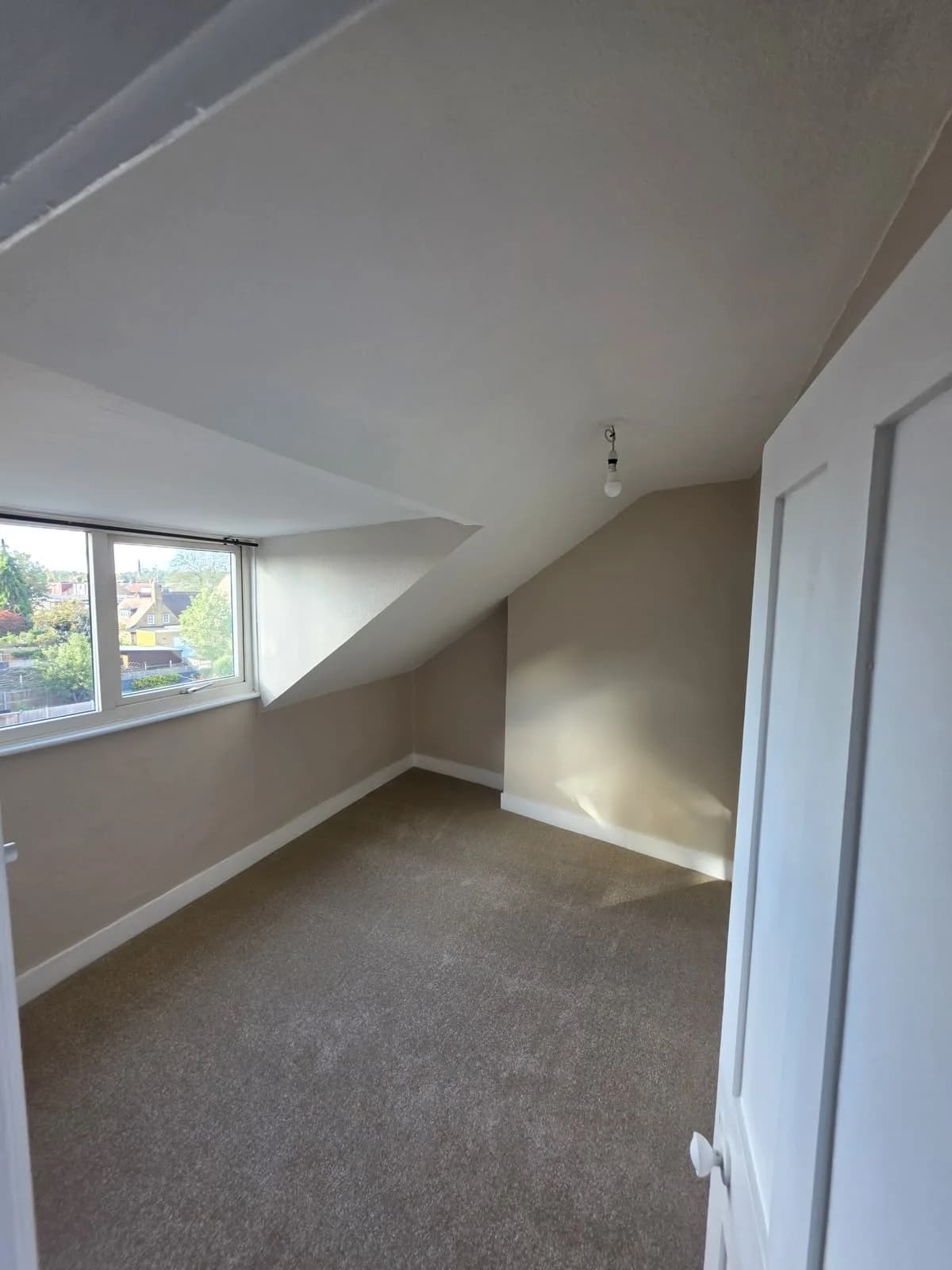 Loft room with replacement carpet at Lancaster Road